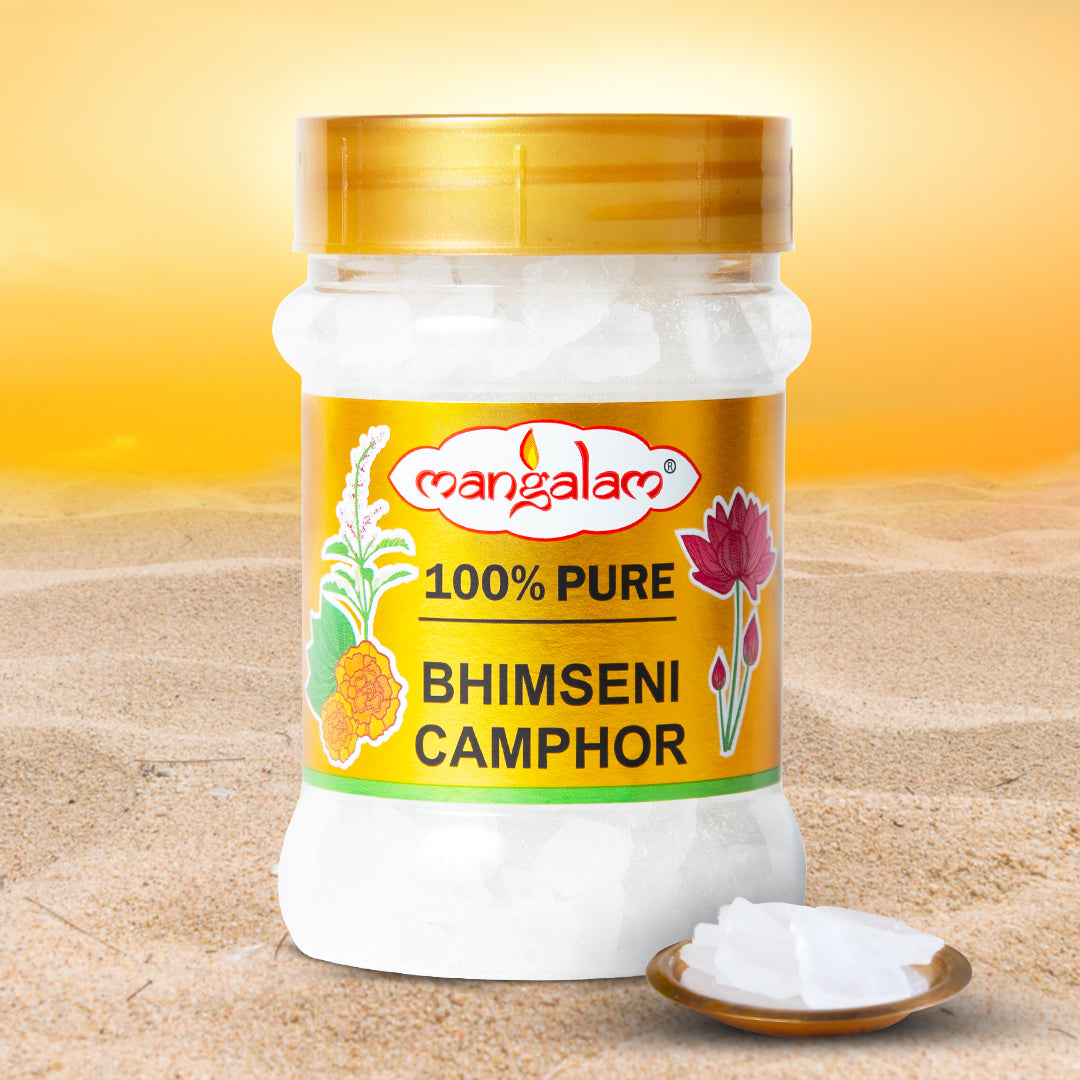 Buy Bhimseni And Tablet Camphor/kapoor Jar 100gm At Best Price Online ...