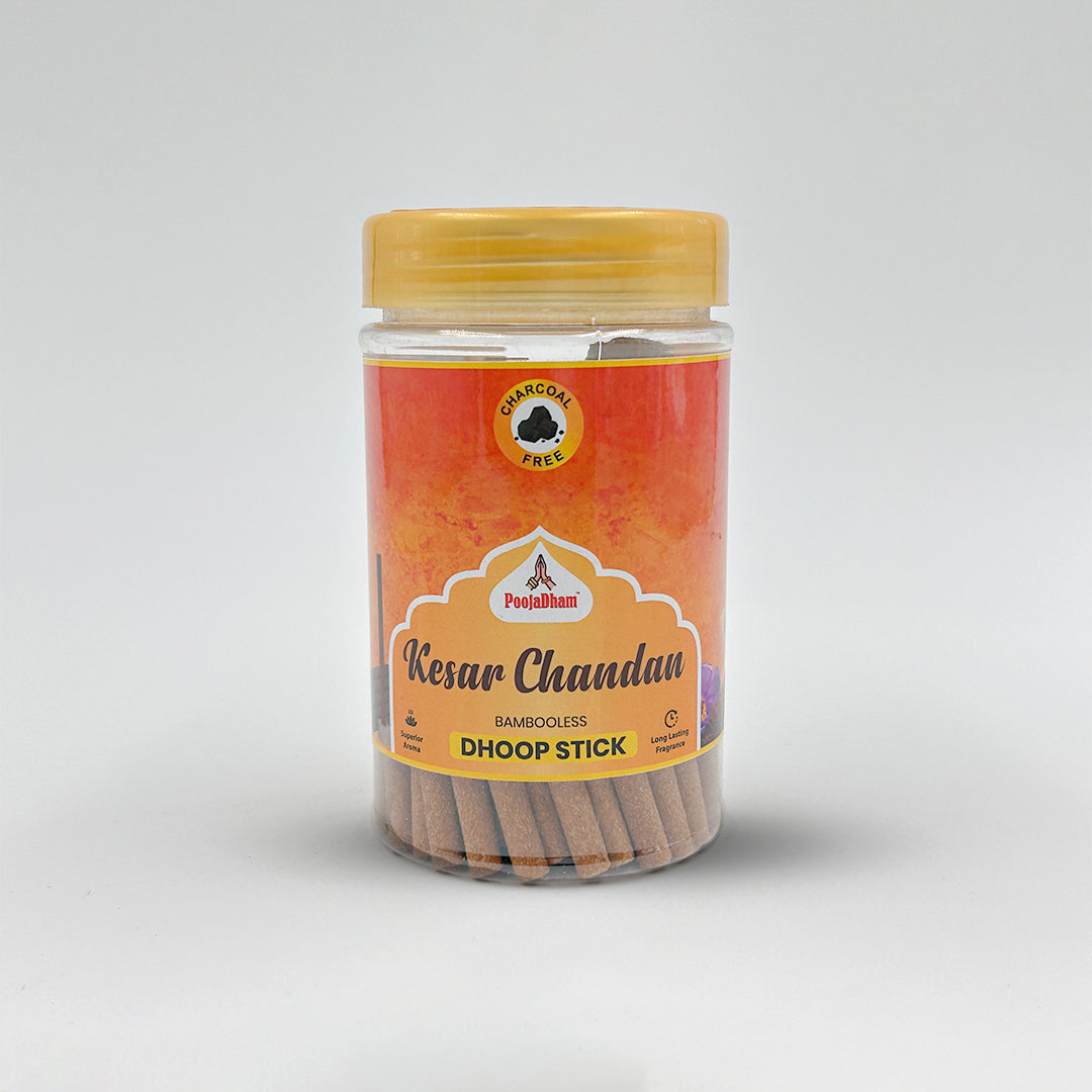Keshar Chandan Bambooless Dry Dhoop Sticks - 150g