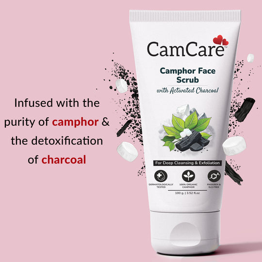 CamCare Charcoal Face Scrub - 100ml