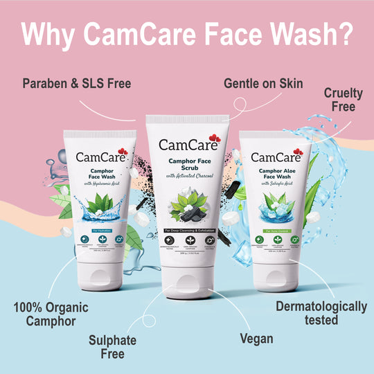 CamCare Camphor Face Wash - Pack of 3