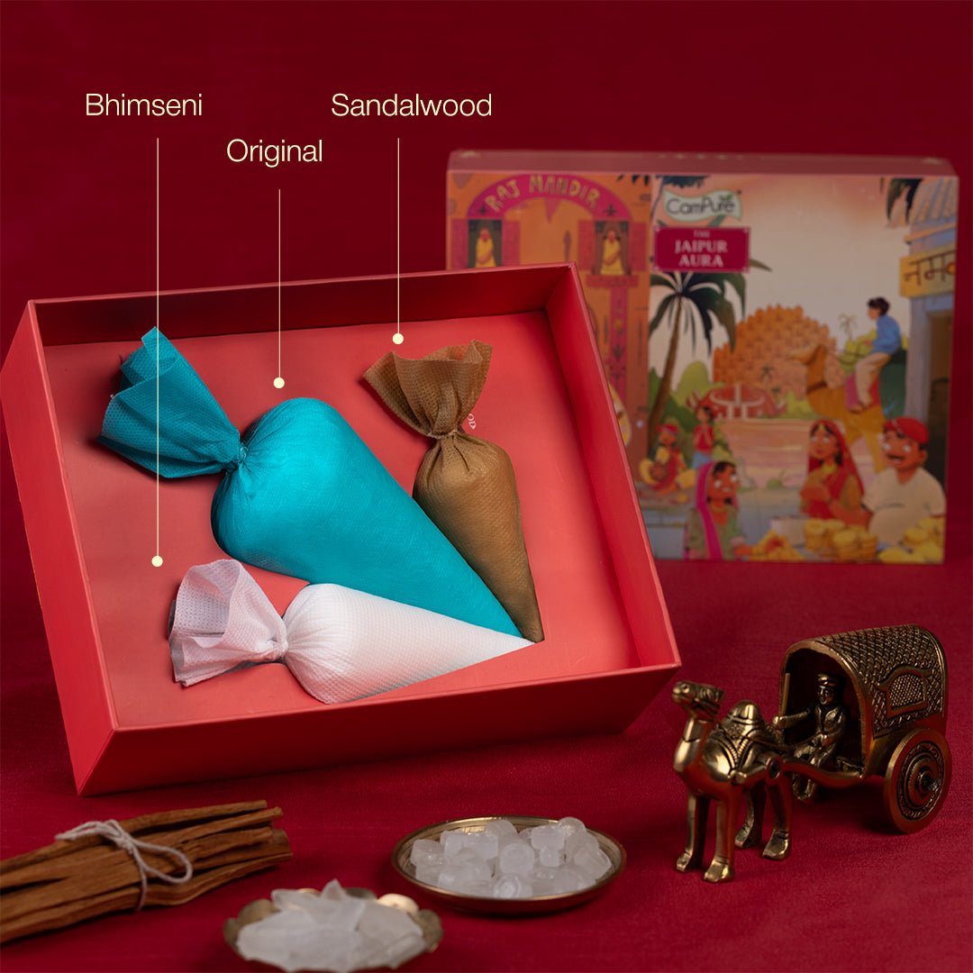 The Jaipur Aura Air Freshener Gift Box