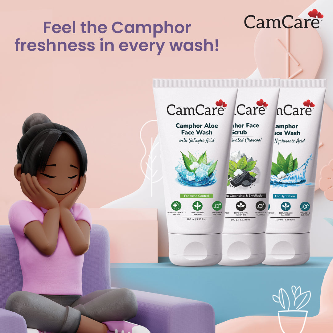 CamCare Camphor Face Wash - Pack of 3