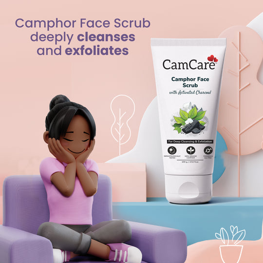 CamCare Charcoal Face Scrub - 100ml