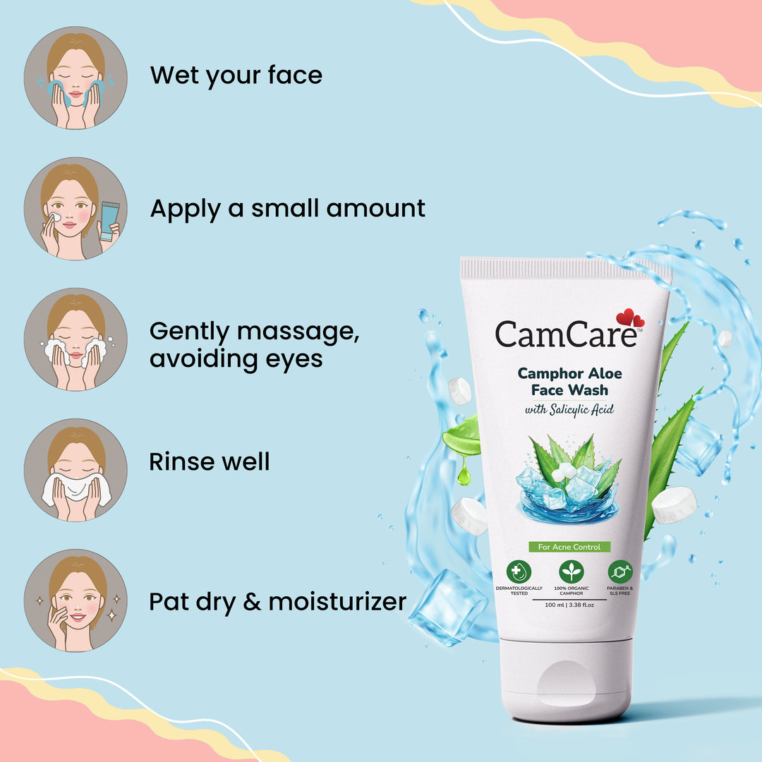 CamCare Camphor Aloe Face Wash - 100ml