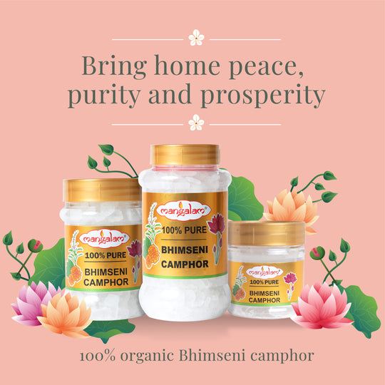 Bhimseni Camphor Jar ( Rose ) - 100g
