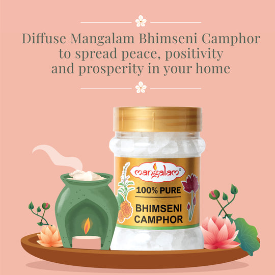 Bhimseni Camphor Jar - 100g