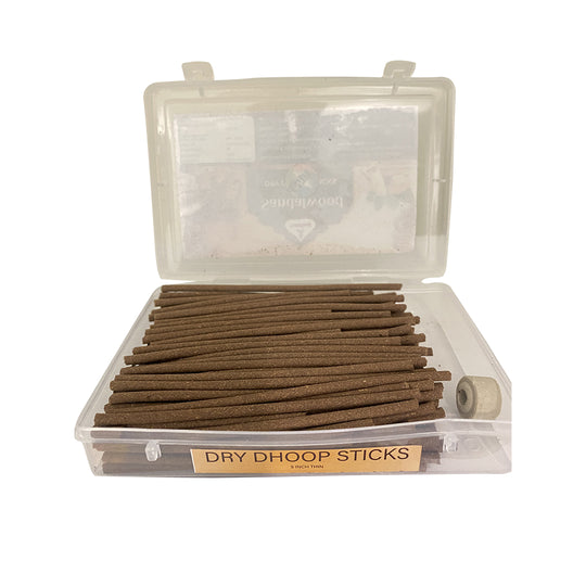 Indian Woody Dry Dhoop Sticks - 5 inch