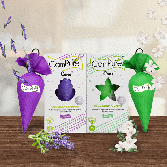 CamPure Cone - Lavender & Jasmine (Pack of 2)